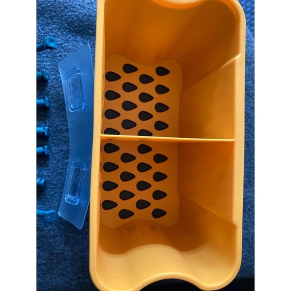Wall-Mounted Kitchen Organizer Rack with‎ Hooks – Utensil Holder, Knife Storage,